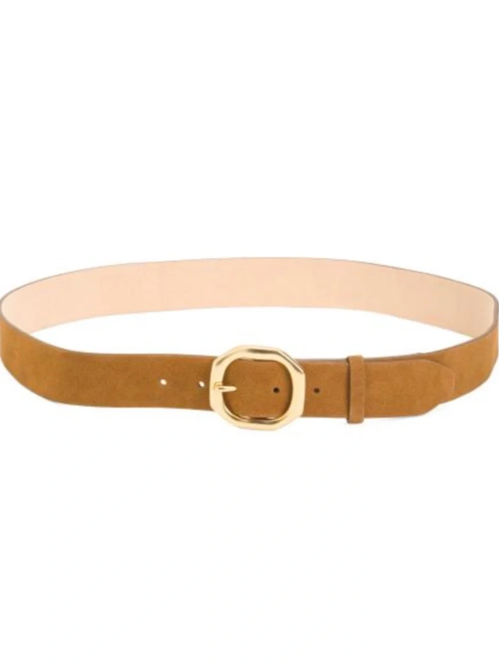 NWT $198 Rag & Bone Audrey Suede Belt in Brownwood - size Small